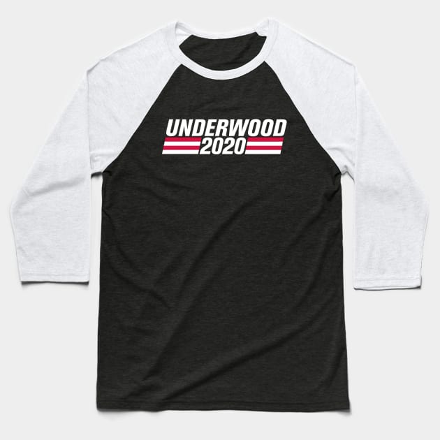 Underwood 2020 Baseball T-Shirt by agedesign